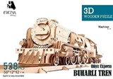 Buharlı Tren Ahşap 3D Puzzle