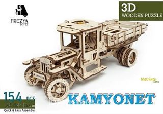 Kamyonet Ahşap 3D Puzzle