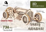 Yarış Arabası Ahşap 3D Puzzle