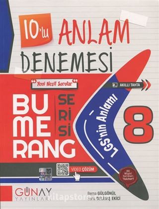 Bumerang Serisi - 8. Sınıf LGS 10'lu Anlam Denemesi