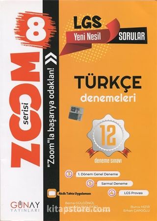 Zoom Serisi - 8. Sınıf Lgs Türkçe 12'li Branş Denemesi