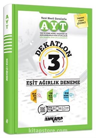 AYT Dekatlon 3 Eşit Ağıtlık Deneme