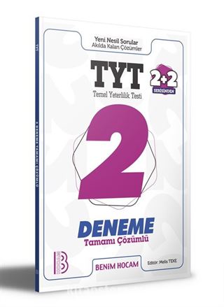 TYT Tamamı Çözümlü 2 Deneme Sınavı