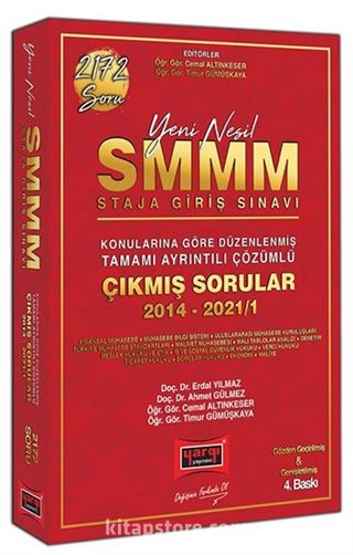 2021 SMMM Staja Giriş Sınavı Konularına Göre Düzenlenmiş Tamamı Ayrıntılı Çözümlü Çıkmış Sorular