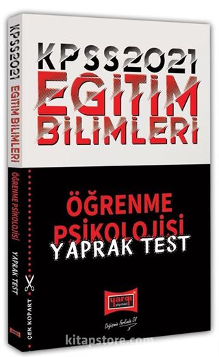 2021 KPSS Eğitim Bilimleri Öğrenme Psikolojisi Yaprak Test