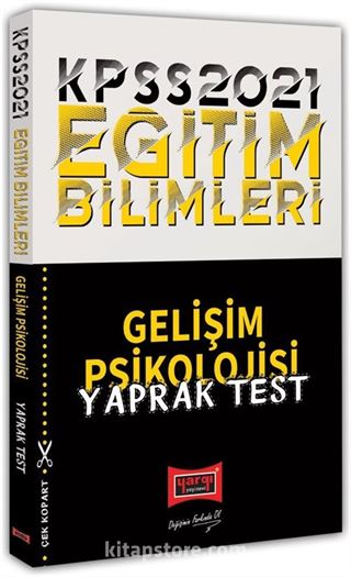 2021 KPSS Eğitim Bilimleri Gelişim Psikolojisi Yaprak Test