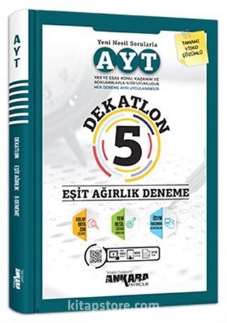 AYT Dekatlon 5 Eşit Ağırlık Deneme