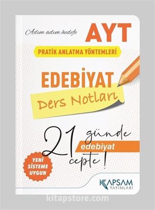 AYT Edebiyat Ders Notları (Cep Boy)