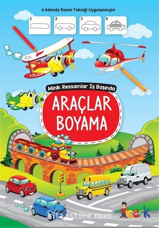 Araçlar Boyama / Minik Ressam İş Başında