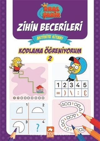 Kodlama Öğreniyorum 2 / Kral Şakir Zihin Becerileri Aktivite Kitabı