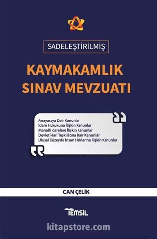 Sadeleştirilmiş Kaymakamlık Sınav Mevzuatı