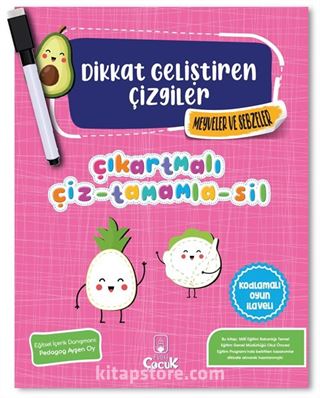 Dikkat Geliştiren Çizgiler / Meyveler ve Sebzeler