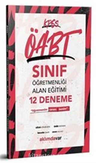 KPSS ÖABT Sınıf Öğretmenliği Alan Eğitimi 12 Deneme