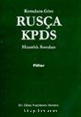 Konulara Göre Rusça KPDS Hazırlık Soruları Fiiller