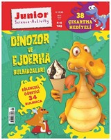 Dinazor ve Ejderha Bulmacaları - Eğlenceli Öğretici 34 Bulmaca 38 Çıkartma Hediye