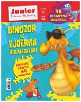 Dinazor ve Ejderha Bulmacaları- Eğlenceli Öğretici 40 Bulmaca 48 Çıkartma Hediye