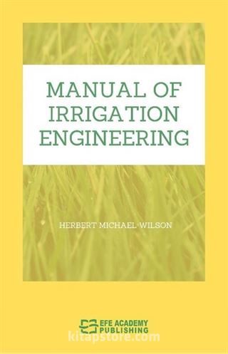 Manual of Irrigation Engineering