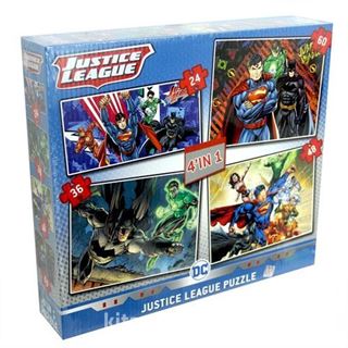 Justice League Adalet Birliği 4in1 Puzzle(76208)