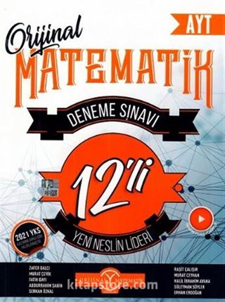 2021 AYT Orijinal Matematik 12'li Deneme Sınavı