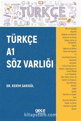 Türkçe A1 Söz Varlığı