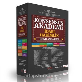 Konsensus Akademi İdari Hakimlik Konu Anlatımlı Set