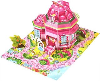 3 Boyutlu Puzzle Hobbit Ev Pembe(09197)