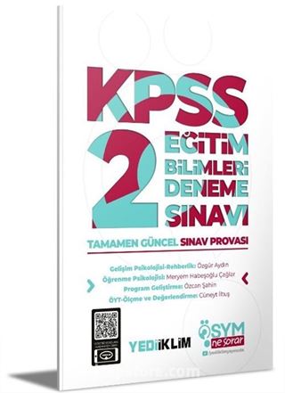 Kpss Eğitim Bilimleri 2 Deneme Sınavı