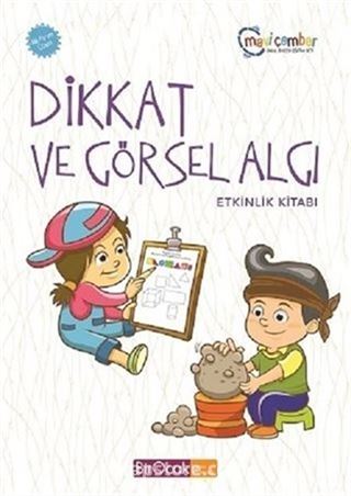 Dikkat ve Görsel Algı Etkinlik Kitabı (48 Ay ve Üzeri) - Mavi Çember Okul Öncesi Eğitim