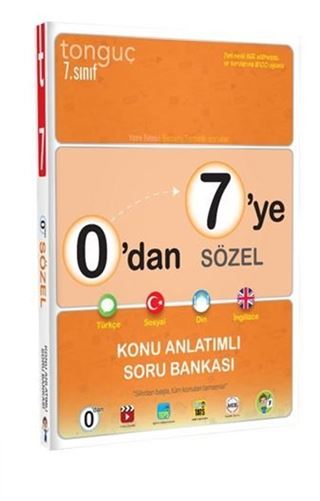 0'dan 7'ye Sözel Konu Anlatımlı Soru Bankası