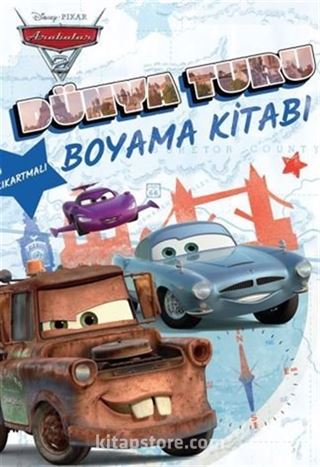 Disney Pıxar Arabalar 2 Dünya Turu Boyama Kitabı