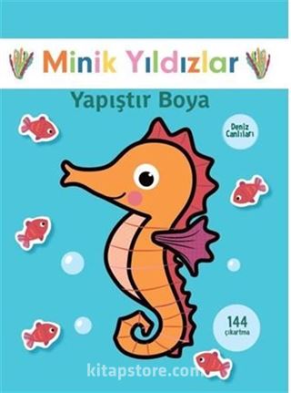 Minik Yıldızlar Deniz Canlıları Yapıştır Boya