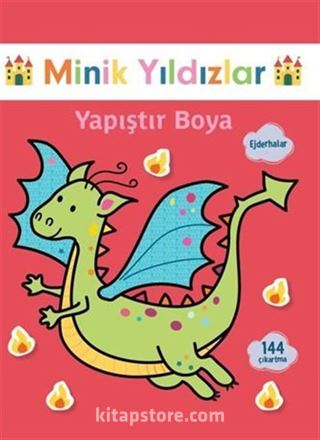 Minik Yıldızlar Ejderhalar Yapıştır Boya