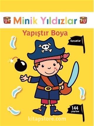 Minik Yıldızlar Korsanlar Yapıştır Boya