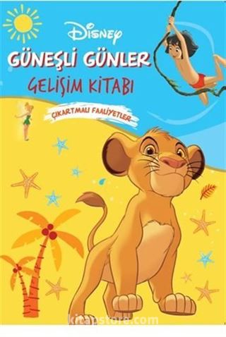 Disney Güneşli Günler Gelişim Kitabı Çıkartmalı Faaliyetler