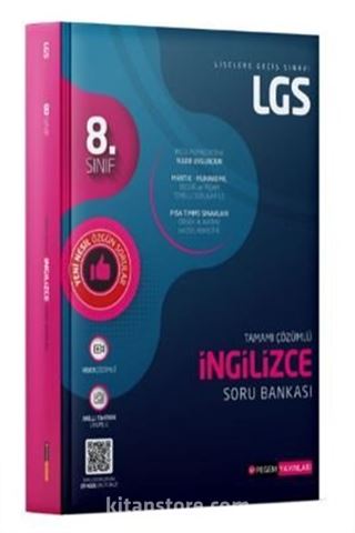 LGS İngilizce Tamamı Çözümlü Soru Bankası