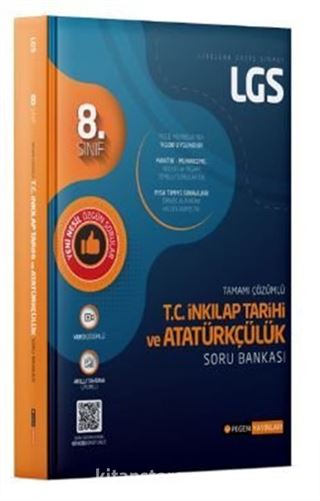 LGS T.C. İnkılap Tarihi ve Atatürkçülük Tamamı Çözümlü Soru Bankası