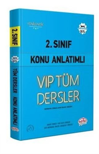 2.Sınıf Vıp Tüm Dersler Konu Anlatımlı Mavi Kitap