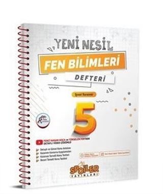 5.Sınıf Fen Bilimleri Defteri