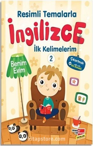 Resimli Temalarla İngilizce İlk Kelimelerim 2 - Benim Evim