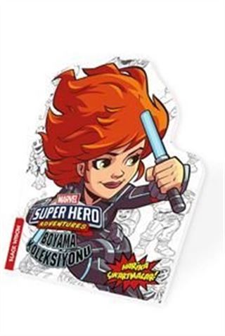 Marvel Super Hero Adventures Boyama Koleksiyonu Black Wıdow