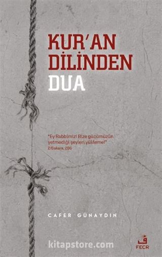 Kur'an Dilinden Dua - Baskı