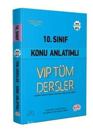 10.Sınıf Vıp Tüm Dersler Konu Anlatımlı