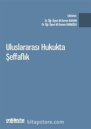 Uluslararası Hukukta Şeffaflık