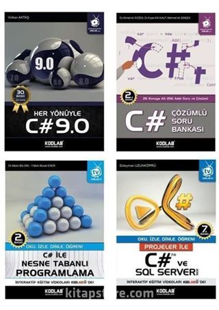 C# Eğitim Seti 2 (4 Kitap Takım)