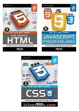 Web Programlama Seti (3 Kitap Takım)