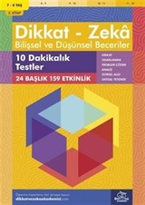 10 Dakikalık Testler (7 - 8 Yaş 2.Kitap, 159 Etkinlik) / Dikkat Zeka