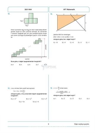 AYT Matematik Deneme Kitabı