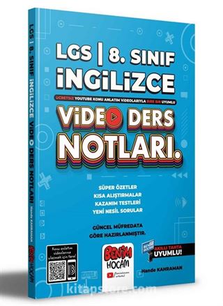 2022 LGS 8.Sınıf İngilizce Video Ders Notları (Konu Anlatımı)