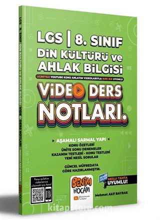 2022 LGS 8.Sınıf Din Kültürü ve Ahlak Bilgisi Video Ders Notları (Konu Anlatımı)