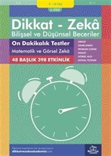 On Dakikalık Testler Matematik ve Görsel Zeka (9 - 10 Yaş 6.Kitap, 398 Etkinlik) / Dikkat - Zeka